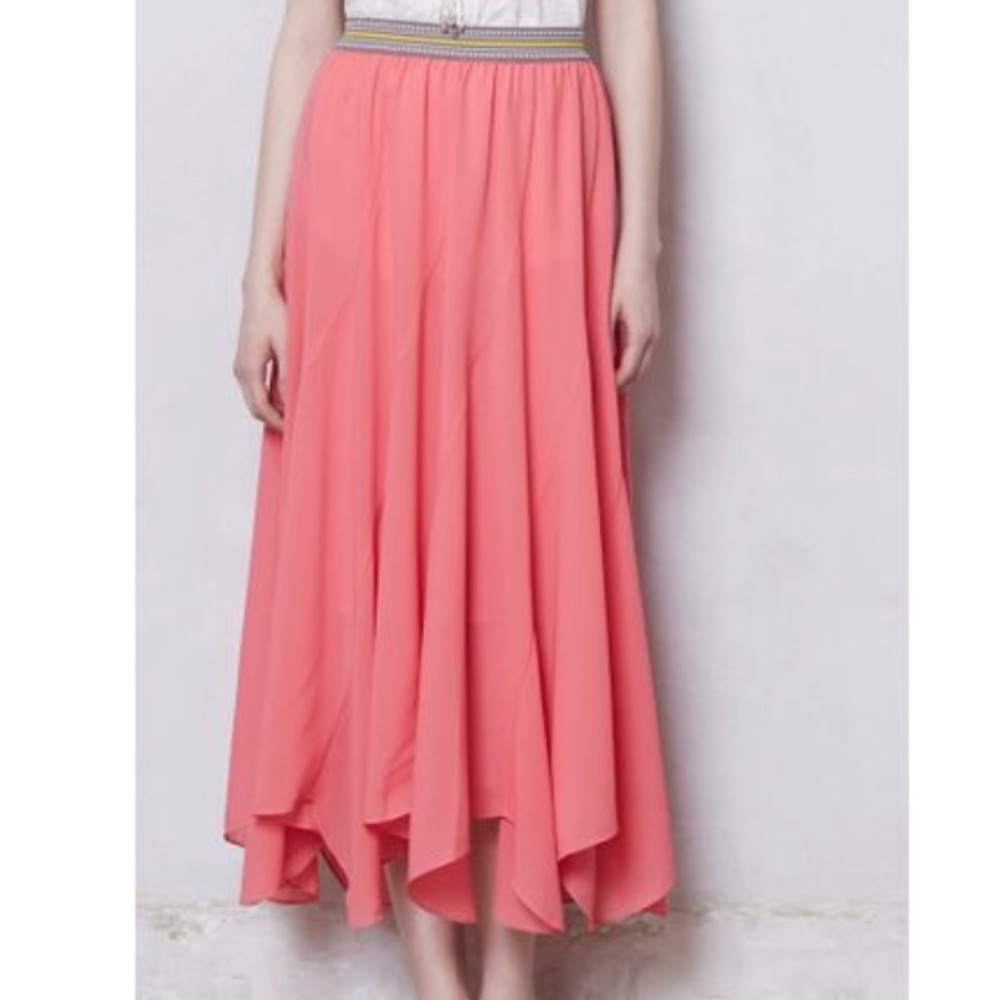 Anthropology size XS pink skirt